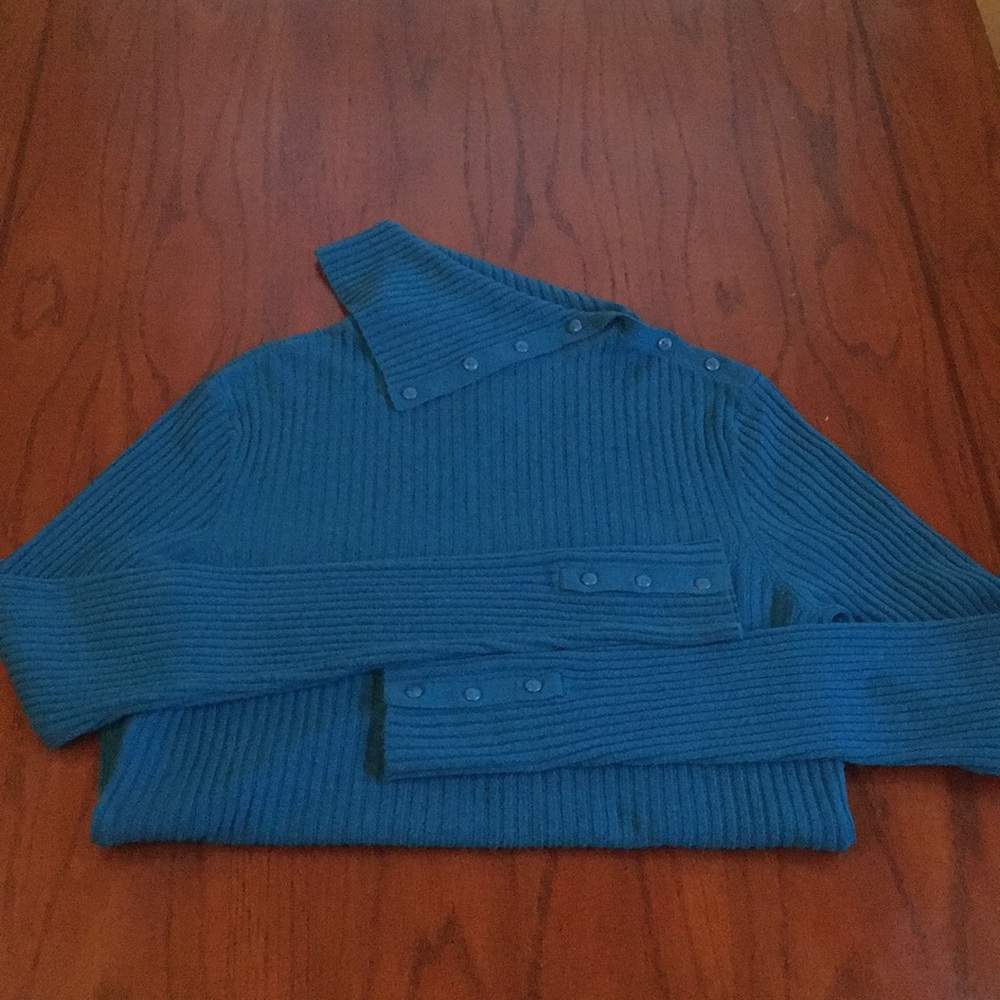 Worthington button up turtleneck sweater